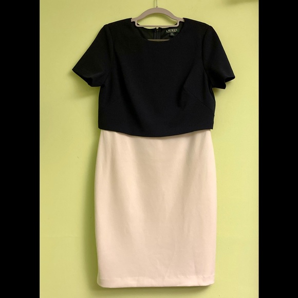 Ralph Lauren 2Tone Sheath Dress - Picture 5 of 7